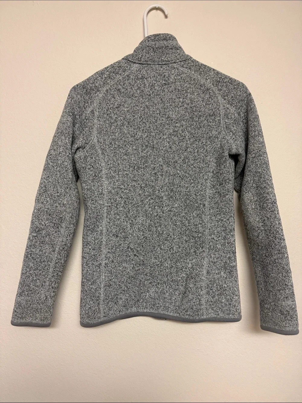 Patagonia Gray Full-Zip Fleece Jacket